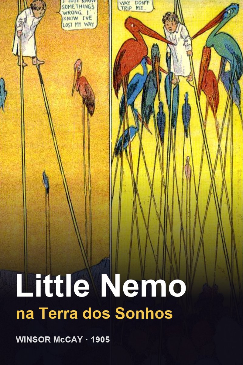 Capa de Little Nemo na Terra dos Sonhos